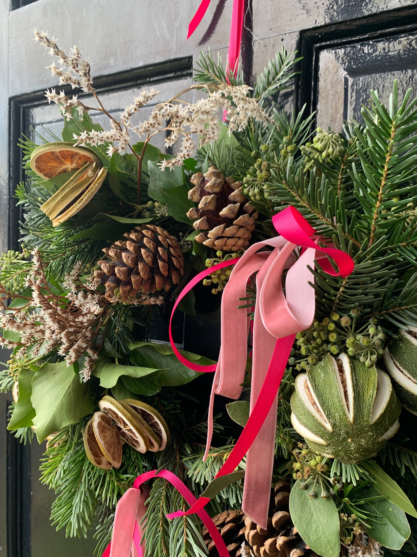 Christmas Wreath - 'Sow Pink'