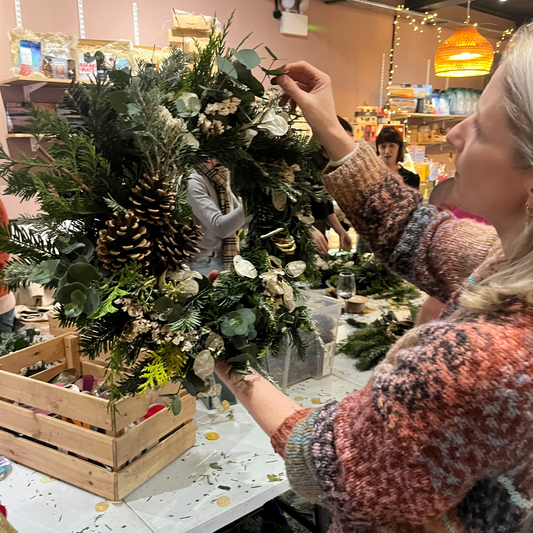 Christmas Wreath Workshop - Guillemot Bangor - Wednesday 25th November