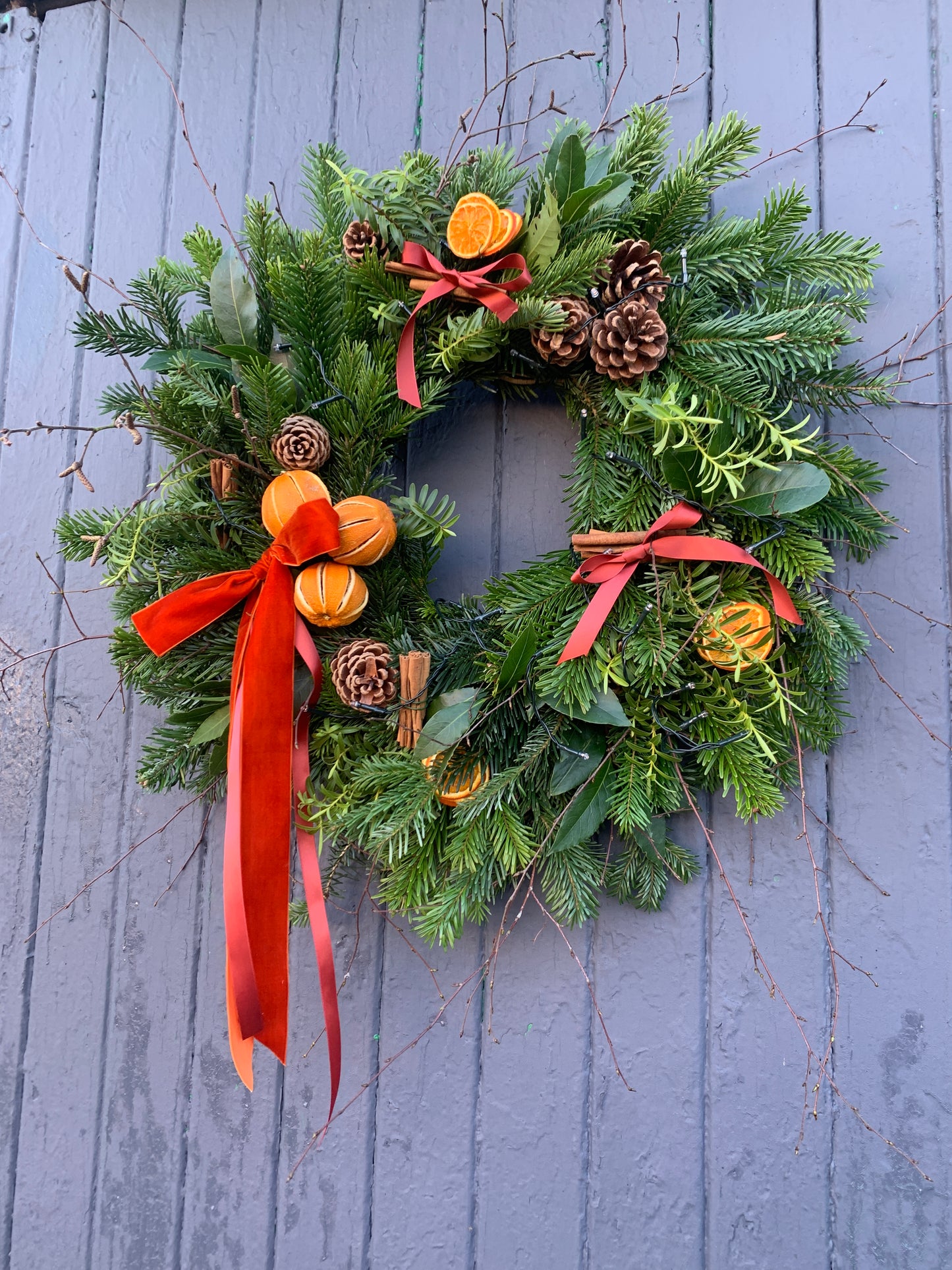 Christmas Wreath - 'Orange & Spice'