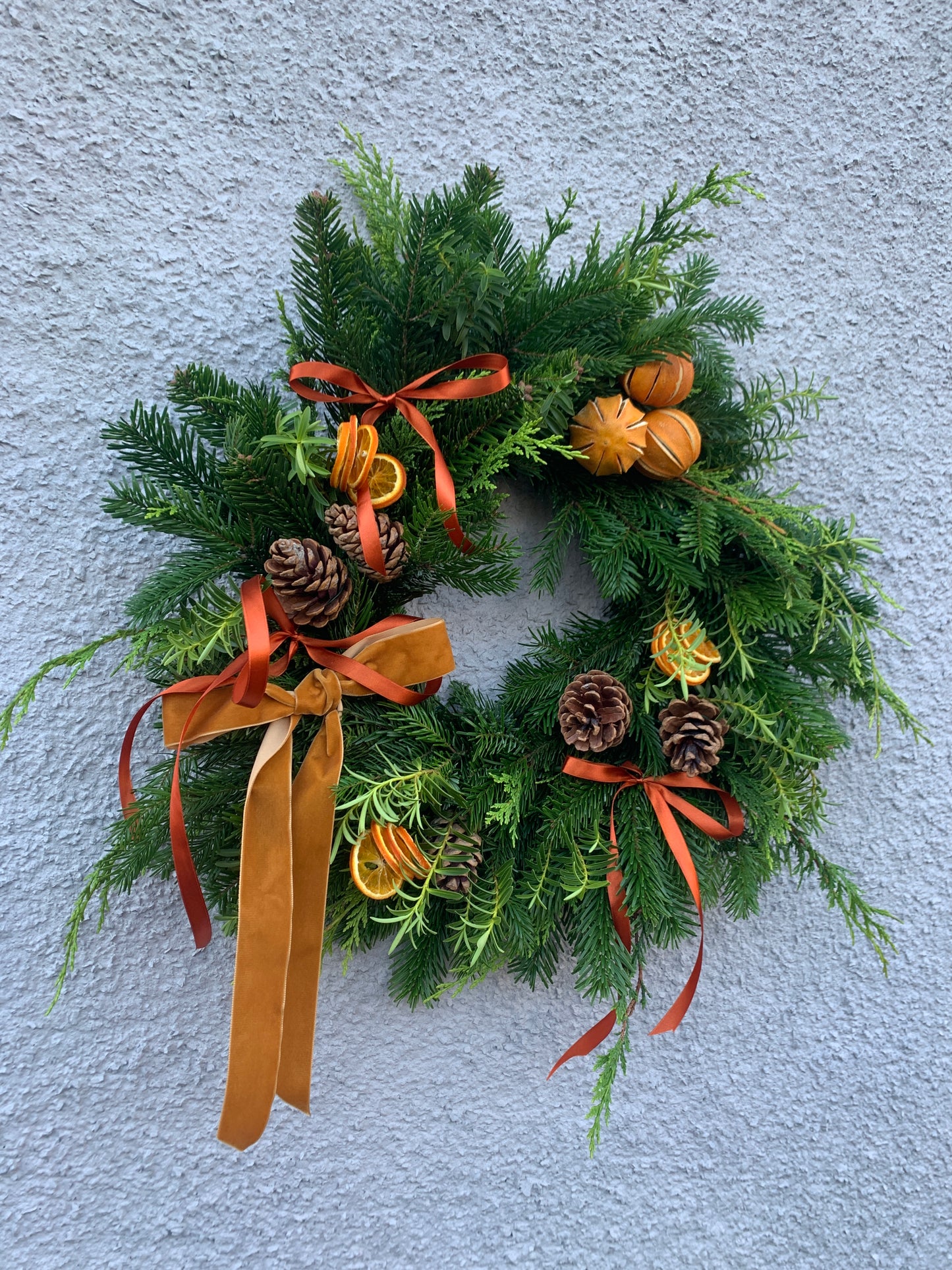 Christmas Wreath - 'Orange & Spice'