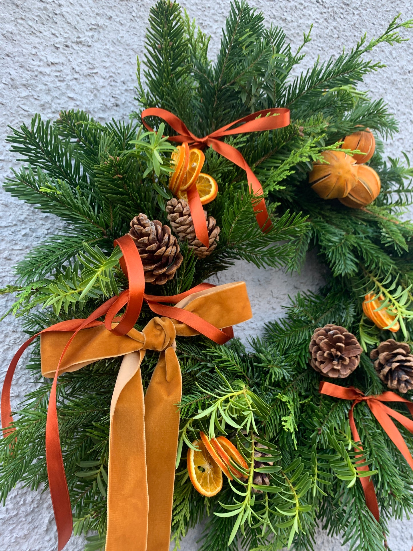 Christmas Wreath - 'Orange & Spice'