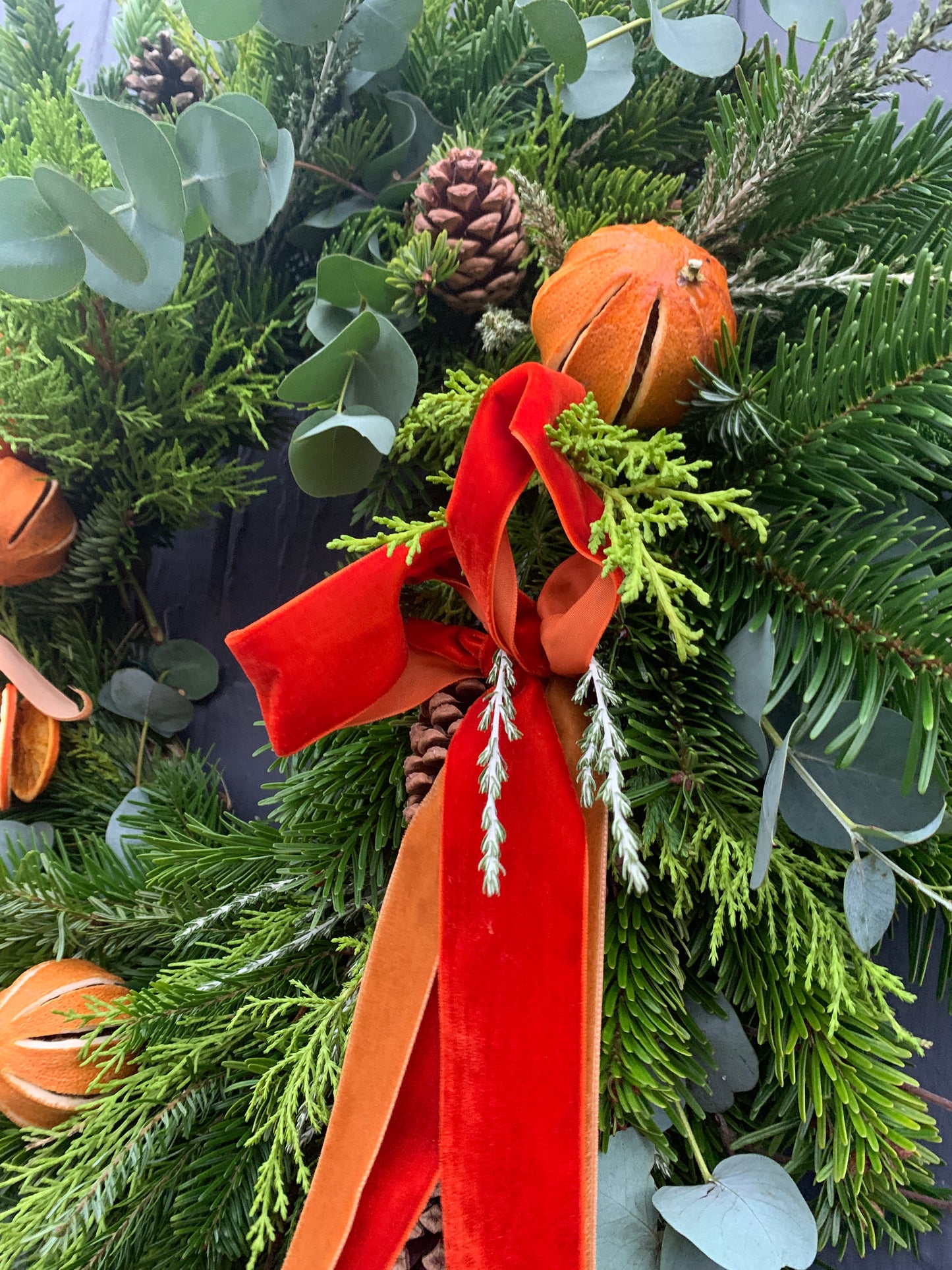 Christmas Wreath - 'Orange & Spice'