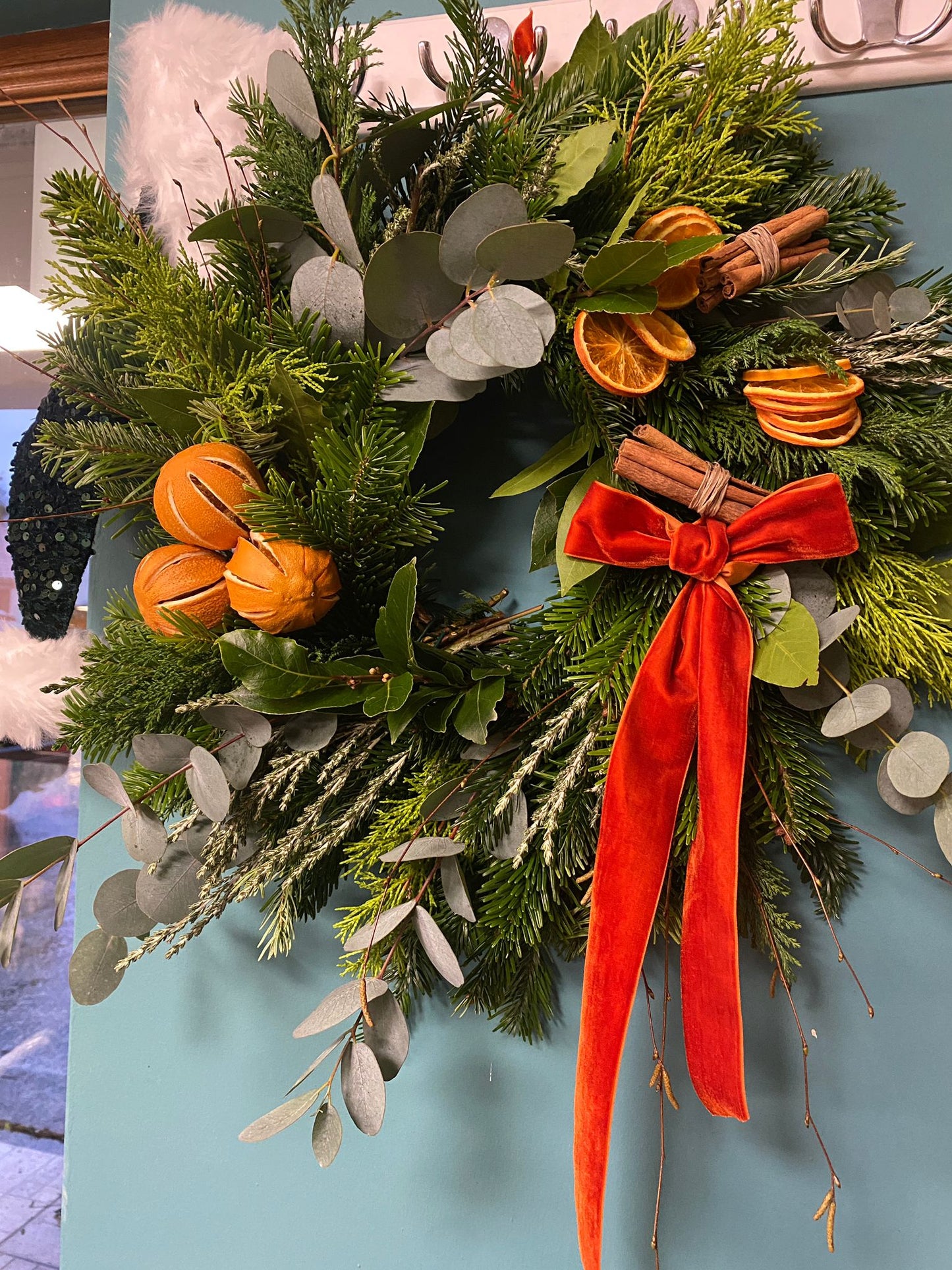 Christmas Wreath - 'Orange & Spice'